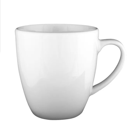 Кружка Белая 270 мл фарфор