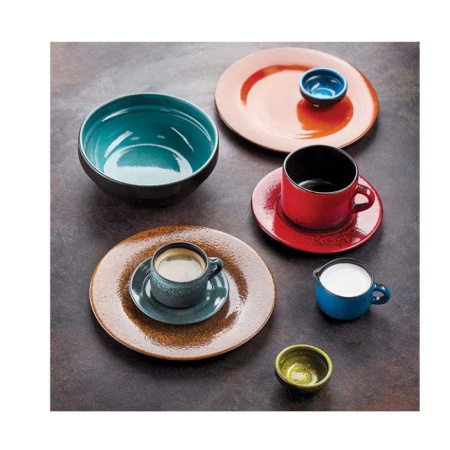 Тарелка Млечный путь салатовый Д=200 мм фарфор