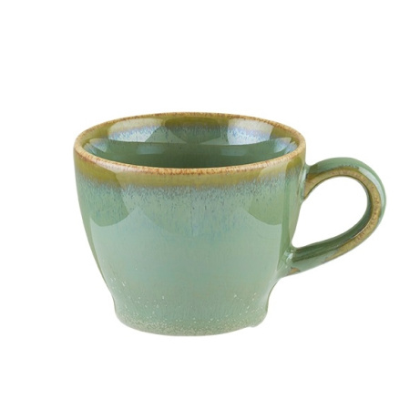 Чашка кофейная Bonna Снэл Зеленый чай 80 мл (блюдце 71524)