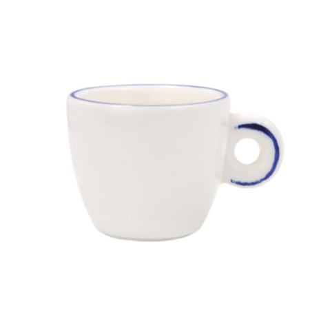 Чашка кофейная Bonna Ретро 70 мл синий край (блюдце 70916)
