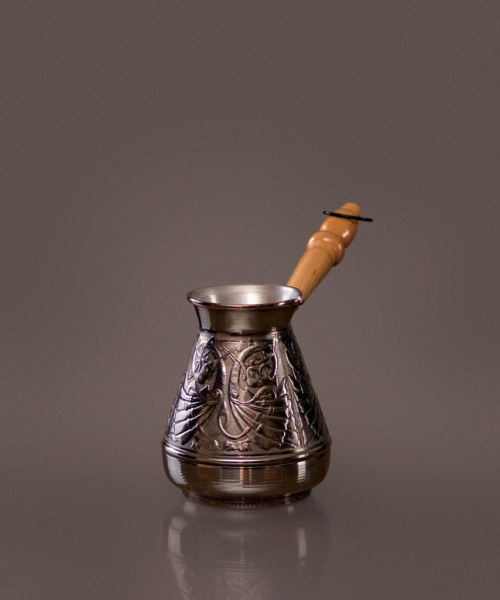 Турка медная Орнамент, 390 мл