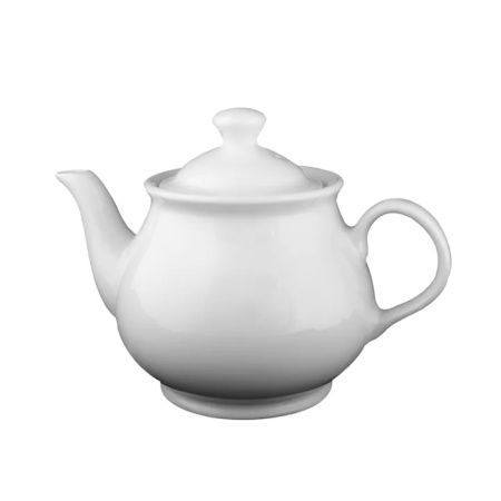 Чайник Белая Классик 600 мл фарфор