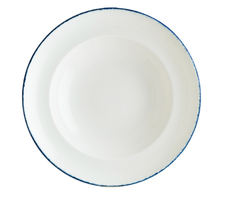 Тарелка Bonna Ретро 400 мл синий край