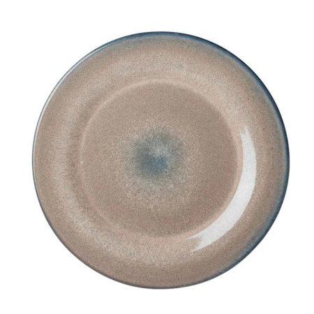 Тарелка Пати Д=260 мм фарфор серый