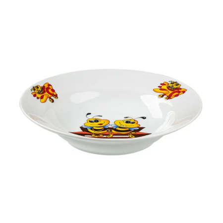 Тарелка Пчелы Д=200 мм фарфор