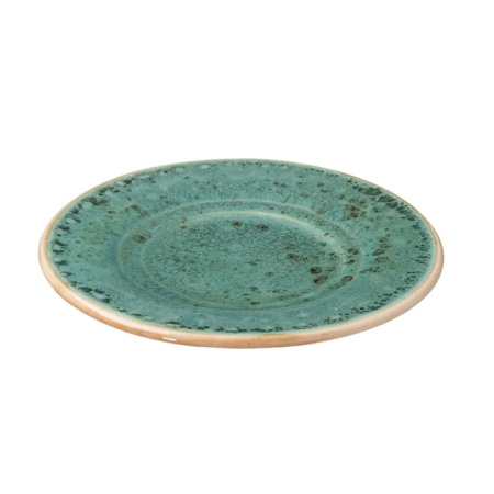 Блюдце Эрбосо Реативо Д=155 мм фарфор бирюзовый