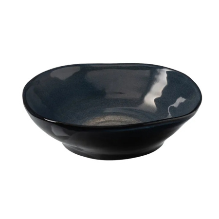 Фото Тарелка Пати 1200 мл фарфор серый Тарелка Пати 1200 мл фарфор серый