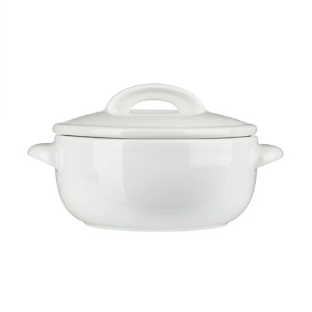Горшок для запекания Белая Классический 350 мл фарфор