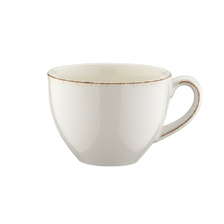 Чашка чайная Bonna Ретро 250 мл коричневый край (блюдце 69668, 70913)