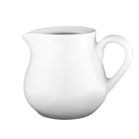 Молочник Белая Классик 65 мл фарфор