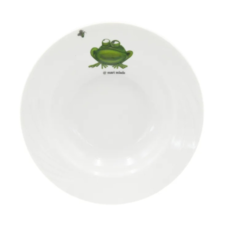 Тарелка Лягушка 250 мл фарфор