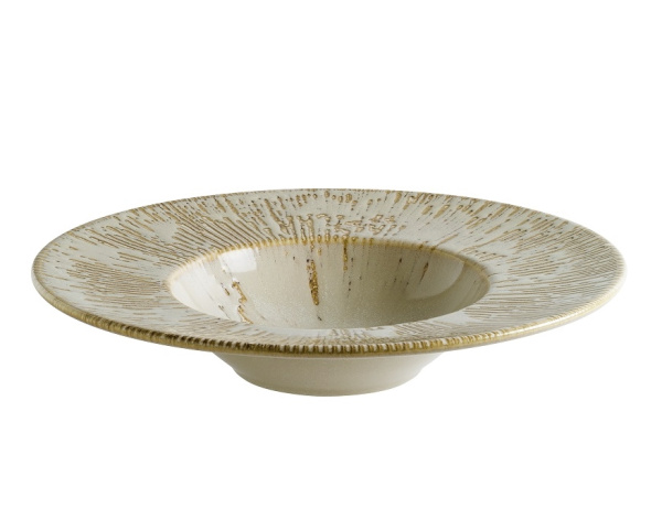 Тарелка для пасты Bonna Снэл Песок 400 мл