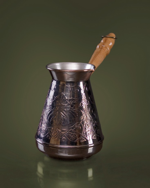 Турка медная Цветок, 400 мл