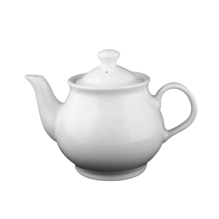 Чайник Белая Классик 400 мл фарфор