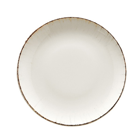 Тарелка Bonna Ретро 500 мл коричневый край