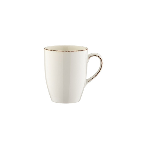 Кружка Bonna Ретро 330 мл коричневый край