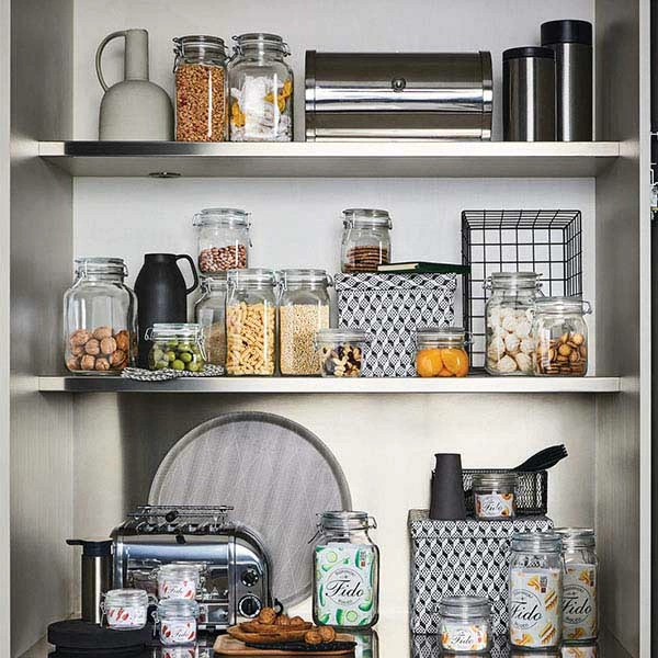 Фото Банка для сыпуч. продук. «Фидо»; стекло; 0.55л; D=9.5,H=9.2см; прозр. Банка для сыпуч. продук. «Фидо»; стекло; 0.55л; D=9.5,H=9.2см; прозр.